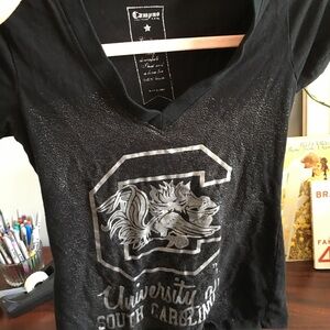 VINTAGE GLITTERY USC GAMEDAY TOP